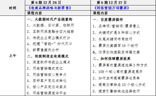 电子商务专业分析能力